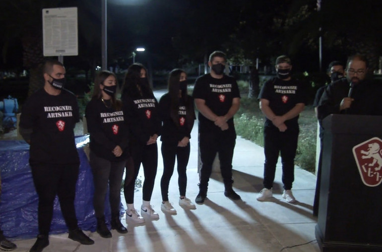 ABD'li Ermeni Gençler, Karabağ için açlık grevine girdi