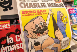 Эрдоган подал в суд на Charlie Hebdo