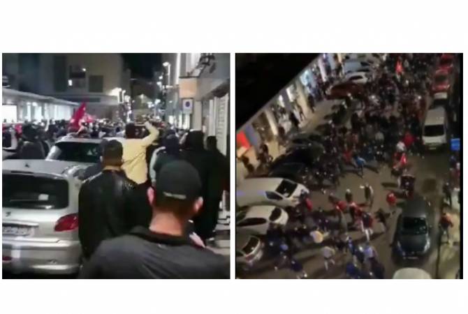 Fransa’nın Lyon şehrinde Türkler sokaklarda kamu düzenini bozdu ve Ermenileri tehdit etti