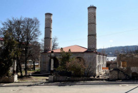 В Шуши частично повреждена мечеть «Гоар ага» - сообщает армянская сторона (Видео)