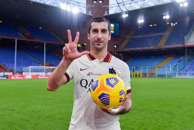 Mkhitaryan Roma'daki ilk hat-trick'ini Ermeni milletine armağan etti -  Ermeni haber ajansı