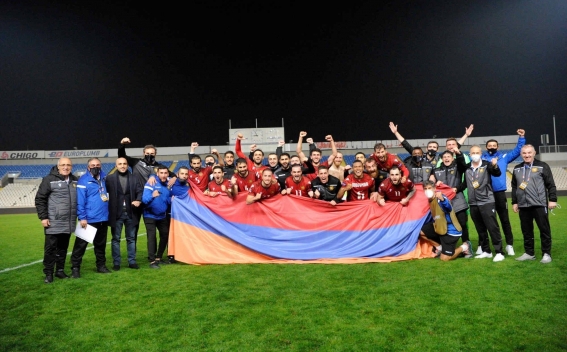 Ermenistan Milli Takımı UEFA Uluslar ligi turnuvasında grupta birinci oldu