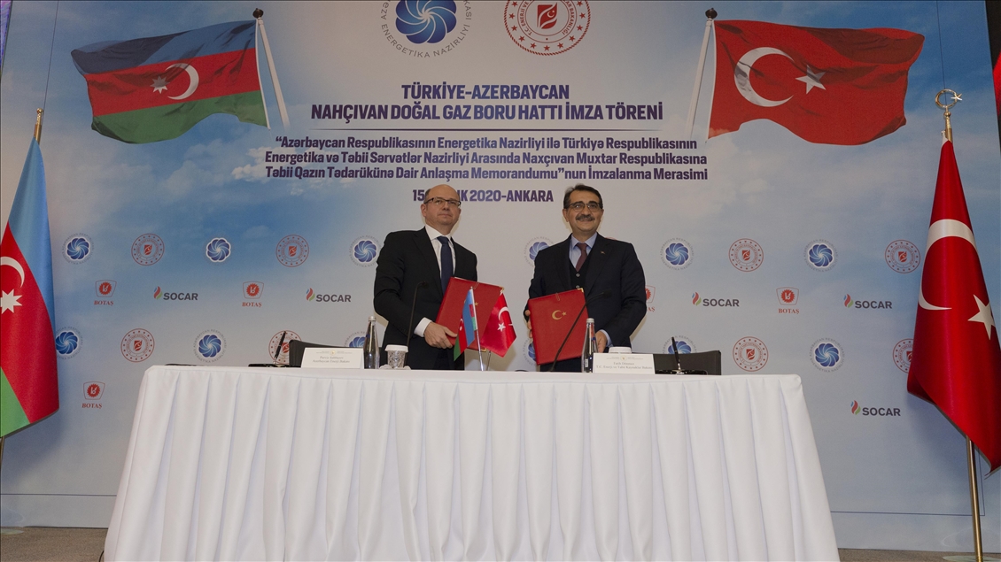 Թուրքիան և Ադրբեջանն Իգդիր-Նախիջևան գազատարի վերսբերյալ հուշագիր են ստորագրել
