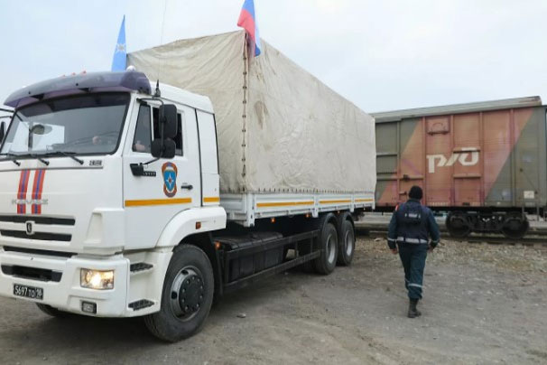 İnsani yardım taşıyan ilk vagonlar Rusya’dan Karabağ’a ulaştı