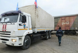 İnsani yardım taşıyan ilk vagonlar Rusya’dan Karabağ’a ulaştı
