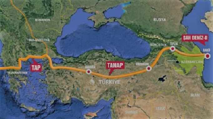Մեկնարկել է ադրբեջանական գազի մատակարարումը Թուրքիայի տարածքով դեպի Եվրոպա