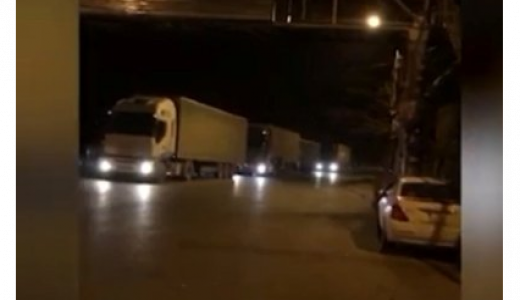 Gürcistan’da Ermeni kamyonlara saldırdılar