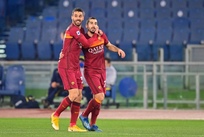 Henrikh Mkhitaryan, attığı golla "Roma"-"Verona" maçında takımına zafer sağladı