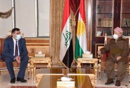 Ermenistan’ın Erbil Başkonsolosu, Mesud Barzani ile bir araya geldi