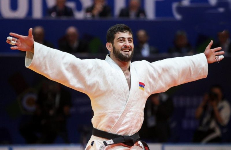 Ermeni Judo sporcusu Özbekistan'da Azerbaycanlı sporcuya karşı zafer kazandı (video)