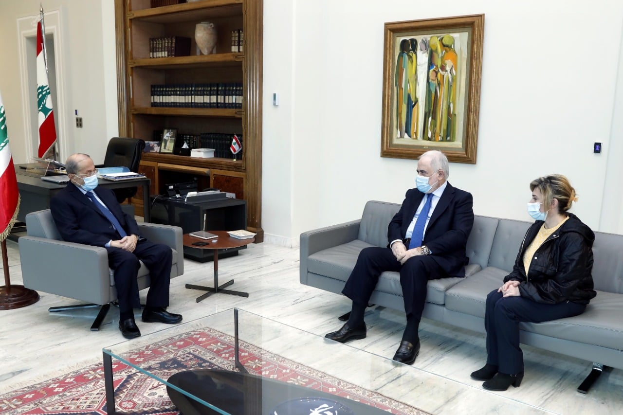 Lübnan Cumhurbaşkanı, Azerbaycan esaretinden geri dönen Ermeni Maral Nacaryan’ı kabul etti