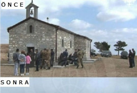 Azerbaycan’dan akılalmaz bir barbarlık daha: Ermeni kilisesini temelden yok ettiler (Video)