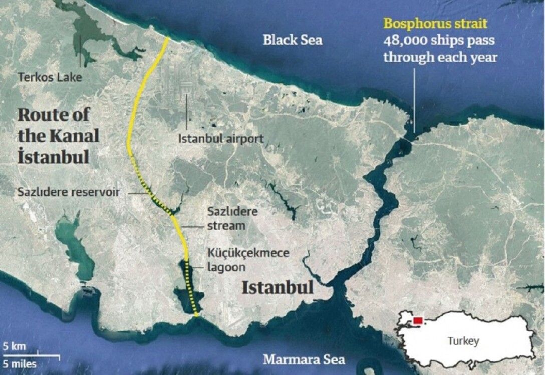 Власти Турции одобрили план строительства канала "Стамбул"