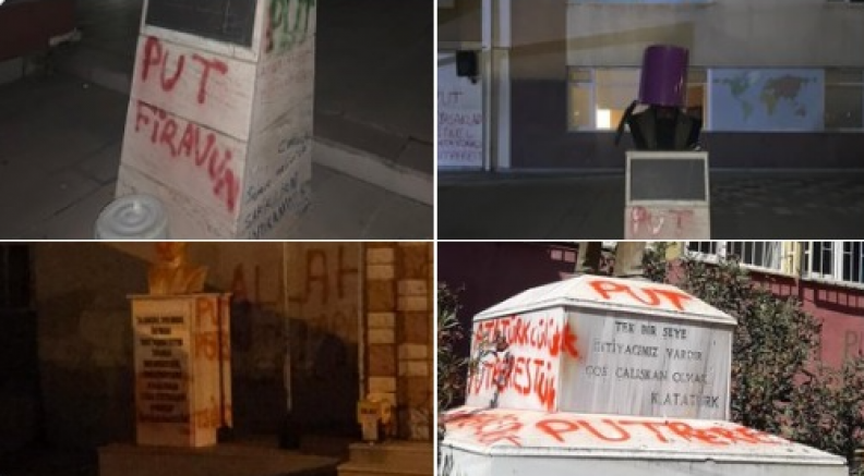 Թուրքիայում 1 օրում Աթաթուրքի արձանների պղծման 3 դեպք է գրանցվել
