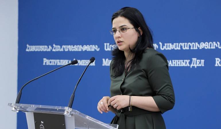 Ermenistan Dışişleri Bakanlığı: Bakan Ayvazyan’ın görevden alınacağına ilişkin haberler gerçeği yansıtmıyor