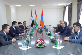 Ermenistan Dışişleri Bakanı Ayvazyan, IKBY Başbakan Yardımcısı Talabani ile bir araya geldi