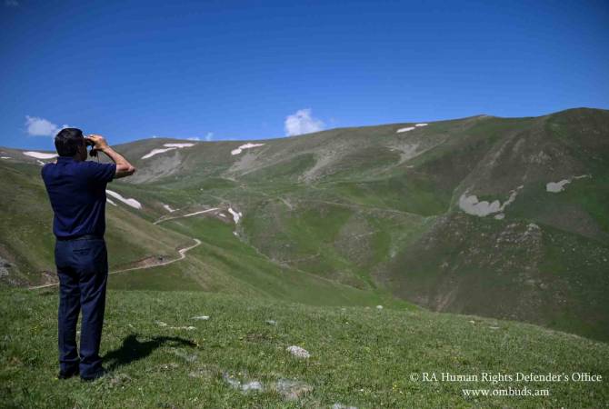 Azerbaycanlı silahlı askerler yasadışı bir şekilde Ermenistan sınırlarını ihlal edip Ermeni çobanlarını tehdit ettiler