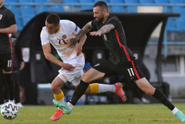 Hazırlık maçında Ermenistan Milli Takımı Dünya ikincisi olan Hırvatistan ile berabere kaldı