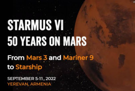 Ermenistan’da “STARMUS FESTIVAL VI. 50 yıl Mars üzerinde” adlı festival düzenlenecek