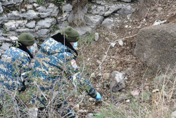 Füzuli ve Cebrayil'den iki Ermeni askerin naaşı tahliye edildi