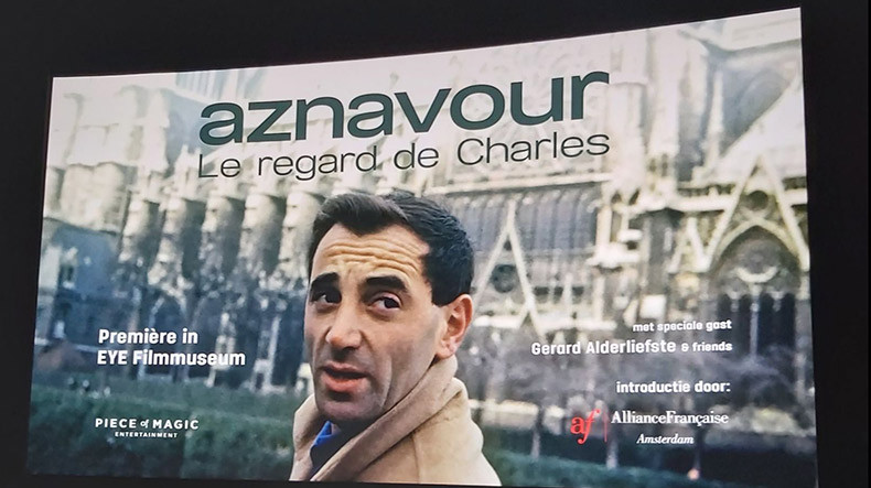 Hollanda’daki sinemalarda Charles Aznavour hakkında belgesel filmi ekranlara çıkacak