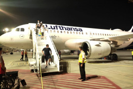 Lufthansa, Frankfurt'tan Yerevan'a ilk uçuşunu gerçekleştirdi