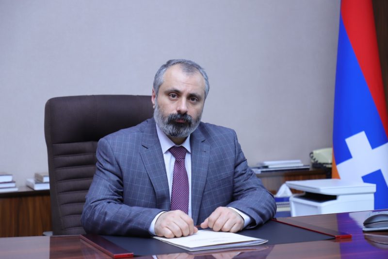 Artsakh Dışişleri Bakanı: "Karabağ Azerbaycan'ın toprağı değil"