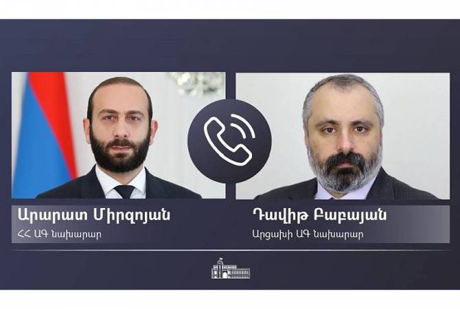 Ermenistan ve Artsakh Dışişleri Bakanları Karabağ sorununun barışçıl çözüm sürecinin yeniden başlatılması gerektiğini vurguladı
