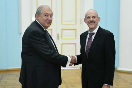 Ermenistan Cumhurbaşkanı Almanya Büyükelçisini kabul etti