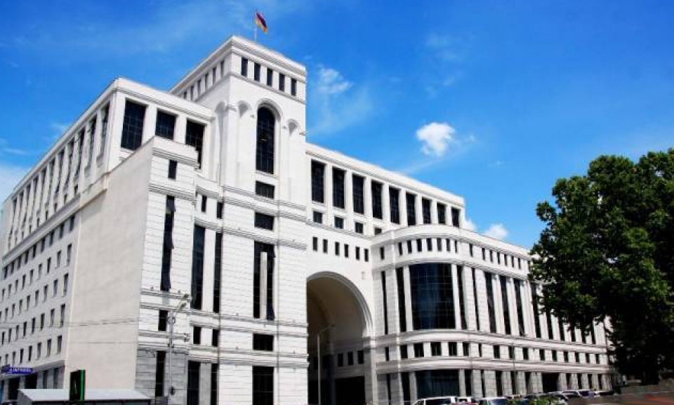 Ermenistan Dışişleri Bakanlığı Türkiye ile ilişkiler hakkında açıklamada bulundu