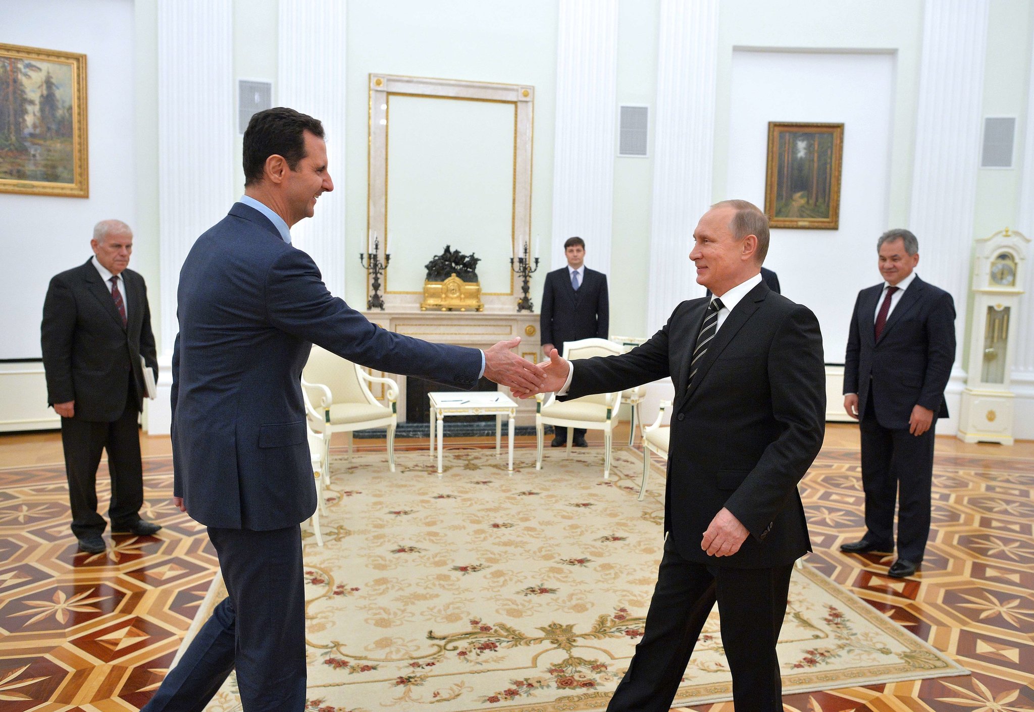 Башар Асад неожиданно приехал в Москву и встретился с Путиным