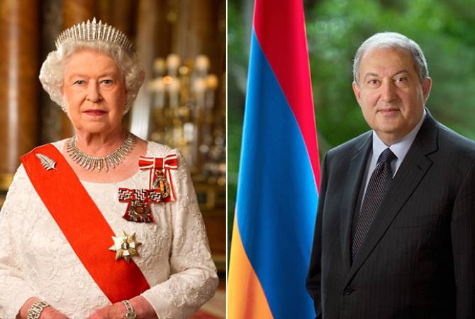 Kraliçe II. Elizabeth, Bağımsızlık Günü vesilesiyle Ermenistan Cumhurbaşkanı’na tebrik mesajı gönderdi