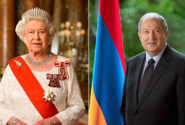 Kraliçe II. Elizabeth, Bağımsızlık Günü vesilesiyle Ermenistan Cumhurbaşkanı’na tebrik mesajı gönderdi