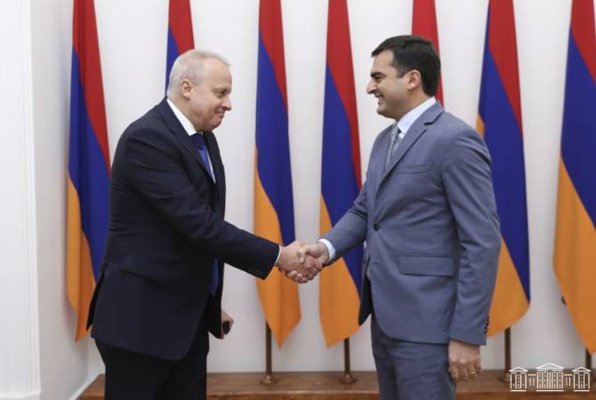 Ermenistan Parlamento Başkan yardımcısı Rusya Büyükelçisi'yle Karabağ sorununun barışçıl çözümünü ele aldı