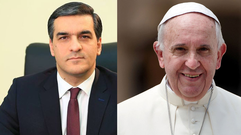 Ermenistan Ombudsmanı Papa Franciscus ile görüşecek