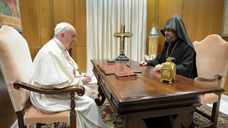 Patrik Maşalyan Roma’da Papa Francis ile görüştü