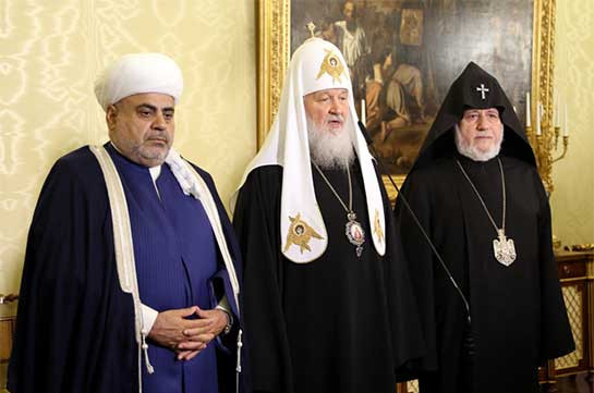 Ermenistan, Azerbaycan ve Rusya dini liderler Moskova'da bir araya gelecek