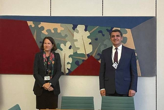 Ermenistan'ın İngiltere Büyükelçisi,  milletvekililer Catherine West ve James Murray ile görüştü