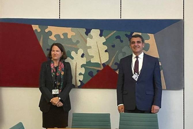 Ermenistan'ın İngiltere Büyükelçisi, milletvekililer Catherine West ve James Murray ile görüştü