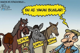 Ծաղրանկարով քննադատվում է Թուրքիայի իշխանությունների վարած տնտեսական քաղաքականությունը