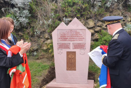 Biarritz'de Ermeni Soykırımı kurbanları için bir anıt açıldı (Foto)