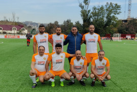 Ermeni gazeteciler, Tiflis Futbol Turnuvası'nda ikinci oldu