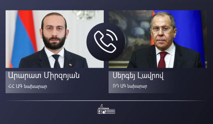 Мирзоян и Лавров обсудили широкий круг вопросов, связанных с нагорно-карабахским конфликтом