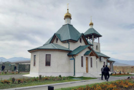 Dağlık Karabağ'da ilk Ortodoks kilisesi açıldı