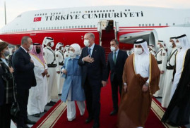Թուրքիայի նախագահը պաշտոնական այցով գտնվում է Կատարում