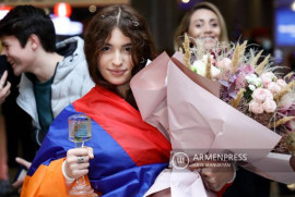 Eurovision Çocuk Şarkı Yarışması'nın kazanan Malena: "Zaferimi Ermenistan'a adıyorum" (Foto)