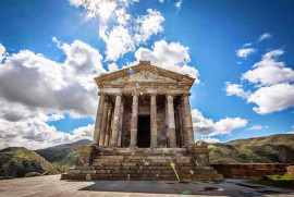 Еrmenistan'da bulunan Garni Tapınağı, Roma İmparatorluğu döneminde inşa edilen dünyanın en iyi anıtları listesinde