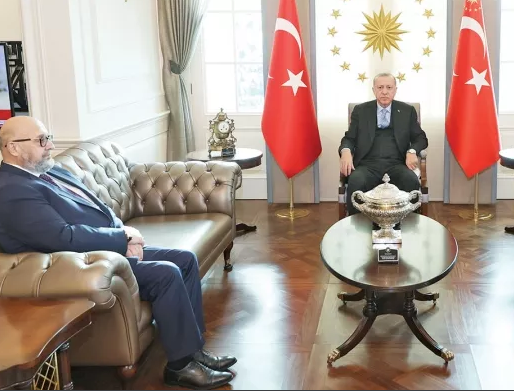 Ermeni Vakıfları Başkanı Şirinoğlu, Erdoğan ile görüştü