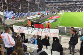 Marsilya Ermenileri Azerbaycan'ın "Karabağ" adlı futbol kulübünü protesto etti: "Artsakh Ermenistan'dır"