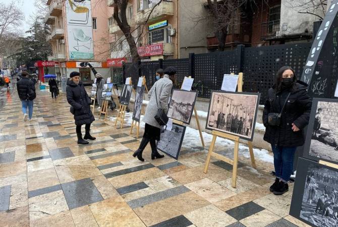 Tiflis'te 24 Nisan'a kadar Ermeni Soykırımı'na adanmış sergiler yapılacak